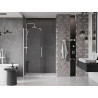 Mexen Velar sliding shower doors 150 cm, transparent, white - 871-150-000-01-20