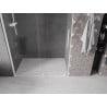 Mexen Velar drzwi prysznicowe rozsuwane 150 cm, transparent, białe - 871-150-000-01-20