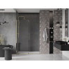 Mexen Velar lükand dušiuks 130 cm, läbipaistev, kuldne - 871-130-000-01-50