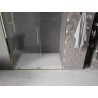 Mexen Velar drzwi prysznicowe rozsuwane 140 cm, transparent, złote - 871-140-000-01-50