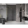 Mexen Velar drzwi prysznicowe rozsuwane 150 cm, transparent, złote - 871-150-000-01-50