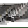 Mexen Velar schuifdouchedeur 150 cm, transparant, goud - 871-150-000-01-50