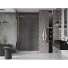 Mexen Velar drzwi prysznicowe rozsuwane 160 cm, transparent, złote - 871-160-000-01-50