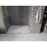 Mexen Velar porte de douche coulissante 130 cm, transparent, or brossé - 871-130-000-01-55