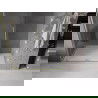 Mexen Velar ausziehbare Duschtür 130 cm, transparent, Gold gebürstet - 871-130-000-01-55