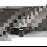 Mexen Velar Schiebetüren 140 cm, transparent, gebürstetes Gold - 871-140-000-01-55