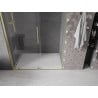 Mexen Velar porta doccia scorrevole 160 cm, trasparente, oro spazzolato - 871-160-000-01-55