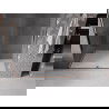 Mexen Velar schuifbare douchedeur 150 cm, transparant, roze goud - 871-150-000-01-60