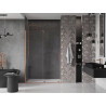 Mexen Velar drzwi prysznicowe rozsuwane 150 cm, transparent, miedź szczotkowana - 871-150-000-01-65