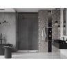 Mexen Velar porte de douche coulissante 130 cm, transparent, gris canon brossé - 871-130-000-01-66