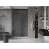 Mexen Velar drzwi prysznicowe rozsuwane 150 cm, transparent, gun gray szczotkowany - 871-150-000-01-66