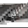 Mexen Velar Schiebeduschtür 150 cm, transparent, gebürstetes Gun Gray - 871-150-000-01-66