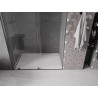 Mexen Velar drzwi prysznicowe rozsuwane 160 cm, transparent, gun gray szczotkowany - 871-160-000-01-66