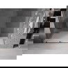 Mexen Velar schuifbare douchedeur 160 cm, transparant, geborsteld kanongrijs - 871-160-000-01-66