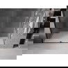 Mexen Velar Schiebetüren 140 cm, transparent, schwarz - 871-140-000-01-70