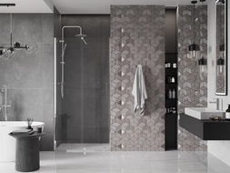 Mexen Velar Porta de duche deslizante 90 cm, transparente, cromada - 871-090-000-01-01