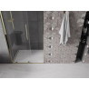 Mexen Velar drzwi prysznicowe rozsuwane 90 cm, transparent, złote - 871-090-000-01-50