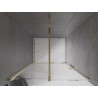 Mexen Velar drzwi prysznicowe rozsuwane 90 cm, transparent, złote - 871-090-000-01-50