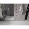 Mexen Velar drzwi prysznicowe rozsuwane 100 cm, transparent, złote - 871-100-000-01-50