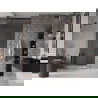Mexen Velar Schiebetür-Duschwand 110 cm, transparent, Roségold - 871-110-000-01-60