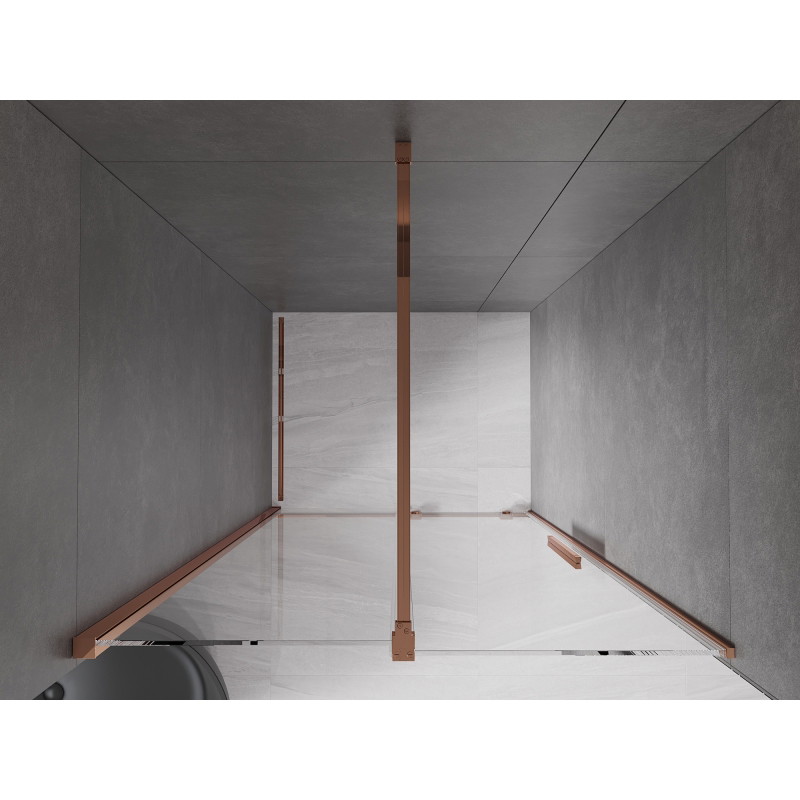 Mexen Velar lükanddushuks 120 cm, läbipaistev, roosa kuld - 871-120-000-01-60