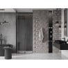 Mexen Velar porte de douche coulissante 120 cm, transparent, noir - 871-120-000-01-70