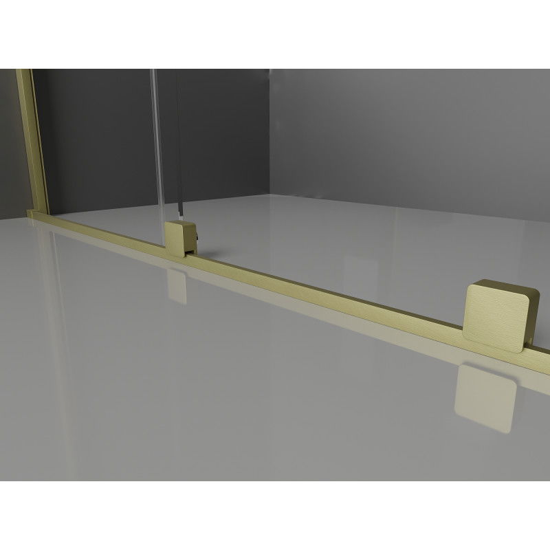 Mexen Velar schiftdieren Duschdier 100 cm, transparant, gold gebotzt - 871-100-000-01-55