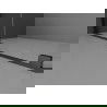 Mexen Velar ausziehbare Duschtür 130 cm, transparent, Schwarz - 871-130-000-01-70