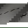 Mexen Velar Schiebetüren 140 cm, transparent, schwarz - 871-140-000-01-70