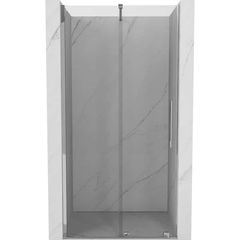 Mexen Velar liukuovi suihkuovi 120 cm, läpinäkyvä, kromi - 871-120-000-01-01