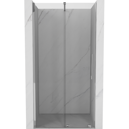 Mexen Velar ausziehbare Duschtür 120 cm, transparent, chrom - 871-120-000-01-01