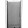 Mexen Velar drzwi prysznicowe rozsuwane 90 cm, transparent, czarne - 871-090-000-01-70