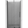 Mexen Velar puerta de ducha corredera de 120 cm, transparente, negra - 871-120-000-01-70