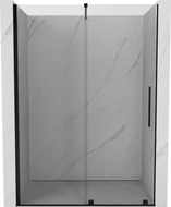 Mexen Velar dušinurga liuguksed 130 cm, läbipaistvad, mustad - 871-130-000-01-70
