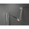 Mexen Velar Duo drzwi prysznicowe rozsuwane 180 cm, transparent, chrom - 871-180-000-02-01