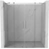 Mexen Velar Duo Duschschiebetür 200 cm, transparent, chrom - 871-200-000-02-01