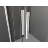 Mexen Velar Duo porte de douche coulissantes 180 cm, transparentes, blanches - 871-180-000-02-20