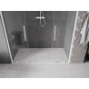 Mexen Velar Duo sliding shower doors 200 cm, transparent, white - 871-200-000-02-20