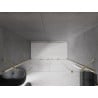 Mexen Velar Duo drzwi prysznicowe rozsuwane 200 cm, transparent, złote - 871-200-000-02-50