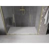 Mexen Velar Duo porte doccia scorrevoli 170 cm, trasparente, oro spazzolato - 871-170-000-02-55