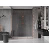 Mexen Velar Duo drzwi prysznicowe rozsuwane 170 cm, transparent, różowe złoto - 871-170-000-02-60