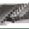 Mexen Velar Duo Schiebetür-Duschwand 170 cm, transparent, Roségold - 871-170-000-02-60