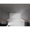 Mexen Velar Duo drzwi prysznicowe rozsuwane 170 cm, transparent, różowe złoto - 871-170-000-02-60