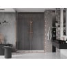 Mexen Velar Duo drzwi prysznicowe rozsuwane 170 cm, transparent, różowe złoto - 871-170-000-02-60