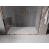 Mexen Velar Duo drzwi prysznicowe rozsuwane 180 cm, transparent, różowe złoto - 871-180-000-02-60