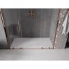 Mexen Velar Duo drzwi prysznicowe rozsuwane 200 cm, transparent, różowe złoto - 871-200-000-02-60