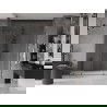 Mexen Velar Duo schuifdeur voor douche 180 cm, transparant, geborsteld geweergrijs - 871-180-000-02-66