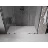 Mexen Velar Duo sliding shower doors 200 cm, transparent, brushed gun gray - 871-200-000-02-66