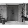 Mexen Velar Duo Schiebetüren für Dusche 200 cm, transparent, gebürstetes Gun Gray - 871-200-000-02-66