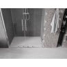 Mexen Velar Duo drzwi prysznicowe rozsuwane 140 cm, transparent, chrom - 871-140-000-02-01